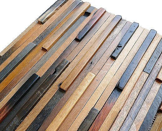Mosaic Wall Tiles, 3D Wooden Tiles, Vintage Style MVS1 - Image 3