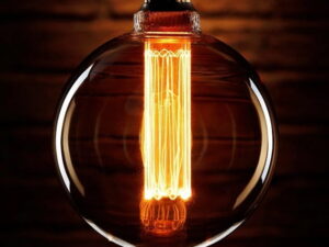 DG125 Filament Bulb, Decorative Round Bulb, Large Filament Bulb, dg125 bulb, bulb, round bulb, large bulb, large round bulb