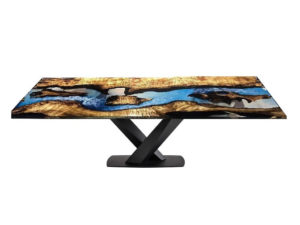 epoxy table, river resin table,