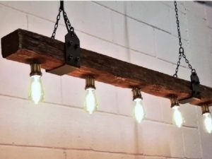 reclaimed beam lights, reclaimed beam light, hanging beam light, hanging wood beam light, hanging beam lights