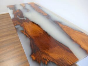 Resin Rosewood Dining Table, 180cm