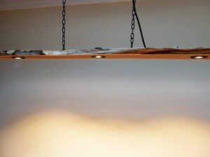 Reclaimed Wood Timber With 3x Spotlights