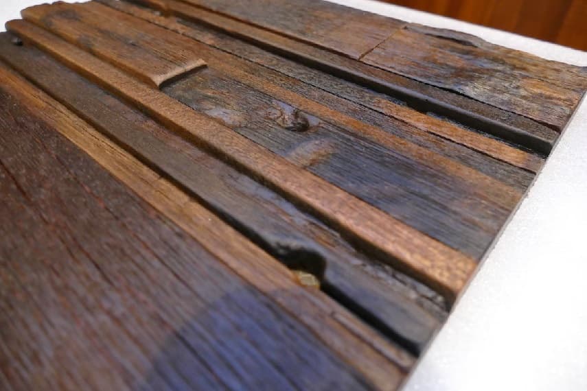 Tiles For Restaurant, Reclaimed Wood Wall Panels. Wood Mosaic