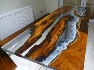 Resin Rosewood Ocean Table, 200cm